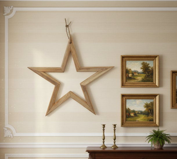 Teak Wood Star 