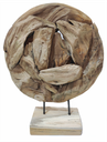 Erosion Round on Stand 50x13x59 cm Natural